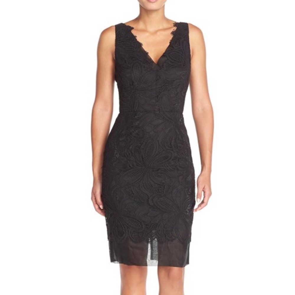 TRINA TURK | Black Lace Agni Dress Size 8